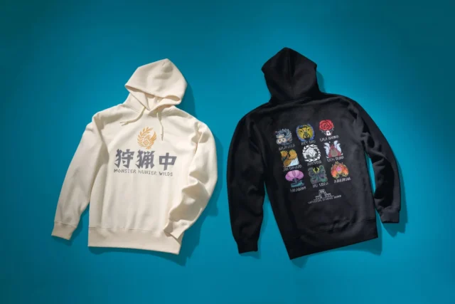 「モンスターハンターワイルズ」デザインのパーカー2種