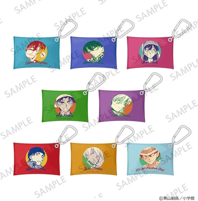 名探偵コナン公式アプリ PVCポーチの全8種