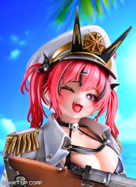 特典「ウィンク顔パーツ」を装着したフィギュア「マスト」のアップ