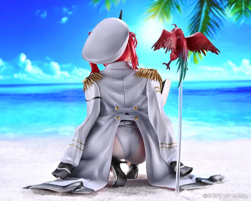 フィギュア「マスト」の屋外での背面全体像