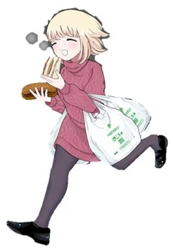 ドカ食いダイスキ！もちづきさんの主人公、望月美琴のイラスト