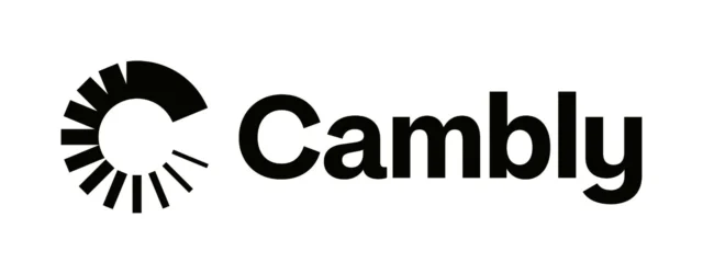 Camblyのロゴ。オンライン英語学習プラットフォーム。