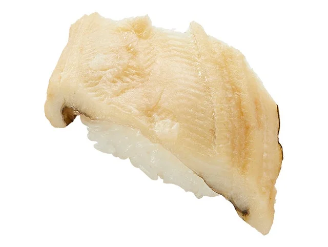 ふわふわとろとろの食感が楽しめる活〆煮穴子の握り寿司。