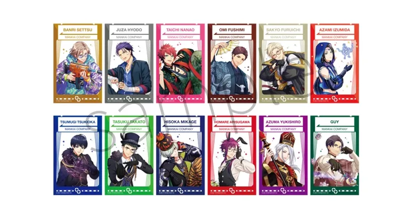 「A3!」コラボ トレーディングクリアカード 秋組・冬組 全12種