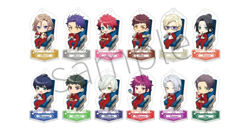 「A3!」コラボ トレーディングアクリルスタンドキーホルダー 秋組・冬組 全12種