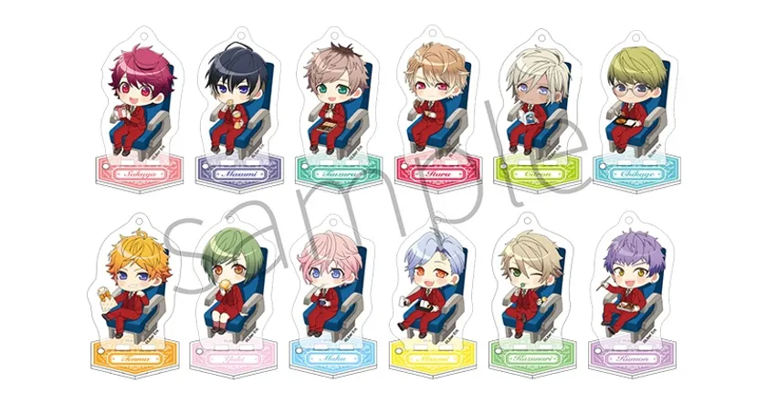 「A3!」コラボ トレーディングアクリルスタンドキーホルダー 春組・夏組 全12種