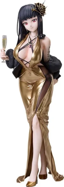 シャンパンゴールドドレス姿のDフィギュア全身