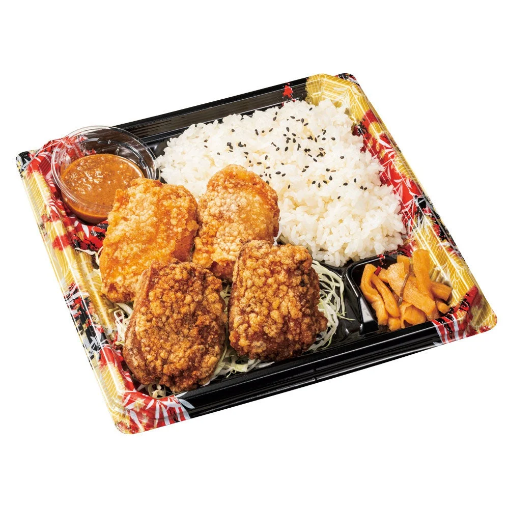 からあげ縁 にんにく味噌からあげ合盛り弁当