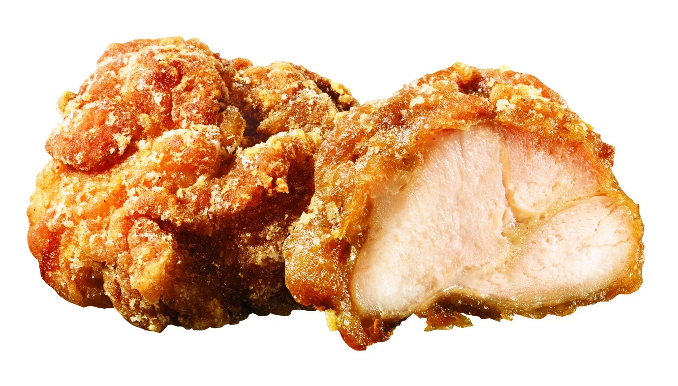 ファミリーマートのファミから(醤油)の断面写真