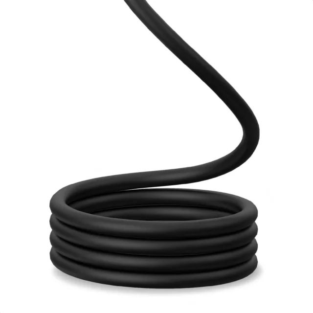 からまりにくくまとまるCIOスパイラルシリコンケーブル