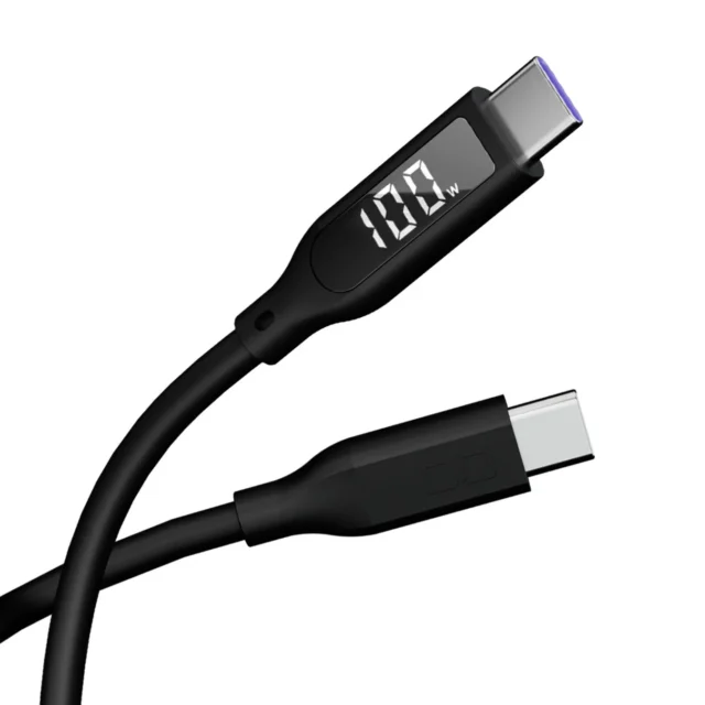 電力・電流・電圧が可視化されるタッチディスプレイケーブル