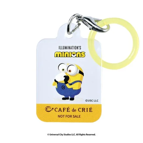 ミニオンのアクリルチャーム(バナナを食べる)