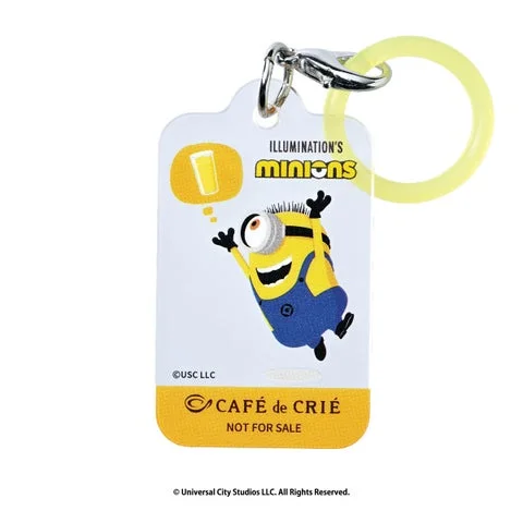 ミニオンのアクリルチャーム(ドリンクを連想)