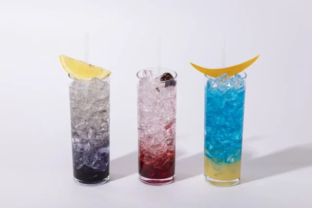 レオン、ダンテ、伊達政宗をイメージしたキャラクタードリンク3種