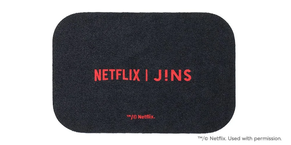 JINS HOME × Netflixコラボのオリジナルセリート（メガネ拭き）