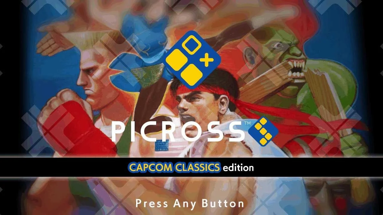 ピクロスS CAPCOM CLASSICS editionのタイトル画面