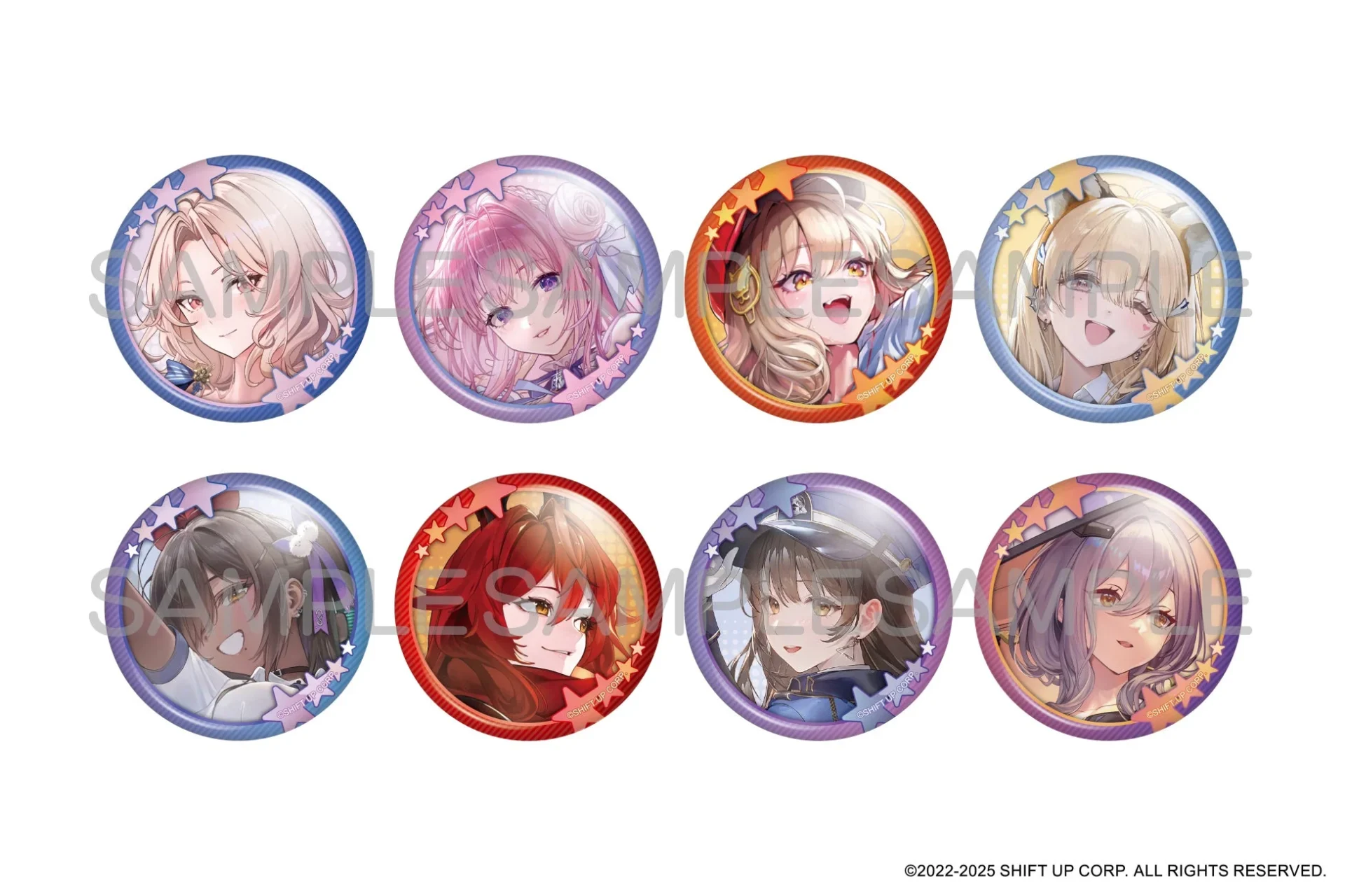 エリア防衛戦第二弾のメモリアル缶バッジ全8種