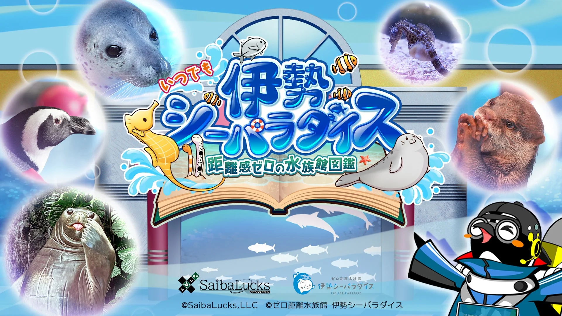『いつでも伊勢シーパラダイス　距離感ゼロの水族館図鑑』Nintendo Switchで11月20日発売！