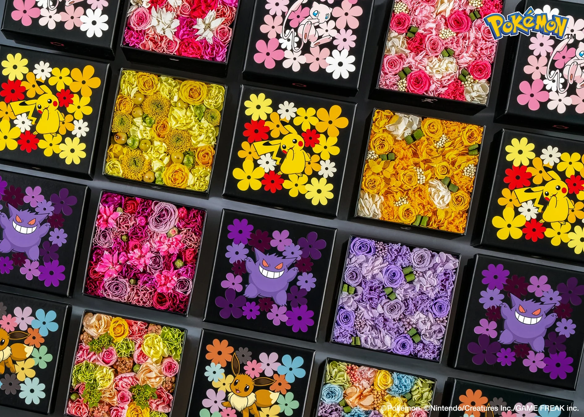 ニコライ・バーグマン × ポケモンのコラボフラワーボックス、11月25日より発売開始！