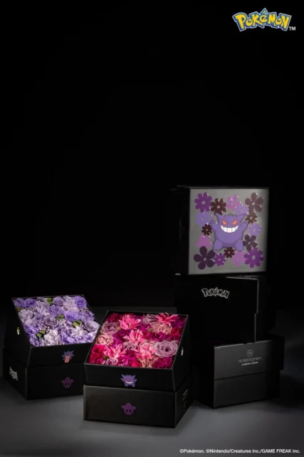 ゲンガーデザインのニコライバーグマンポケモンコラボフラワーボックス