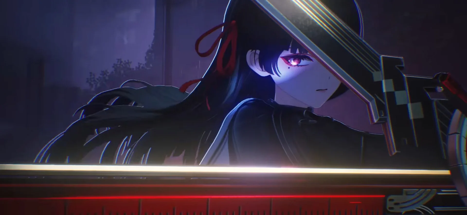 新限定星5共鳴者「千咲」の戦闘中の姿。