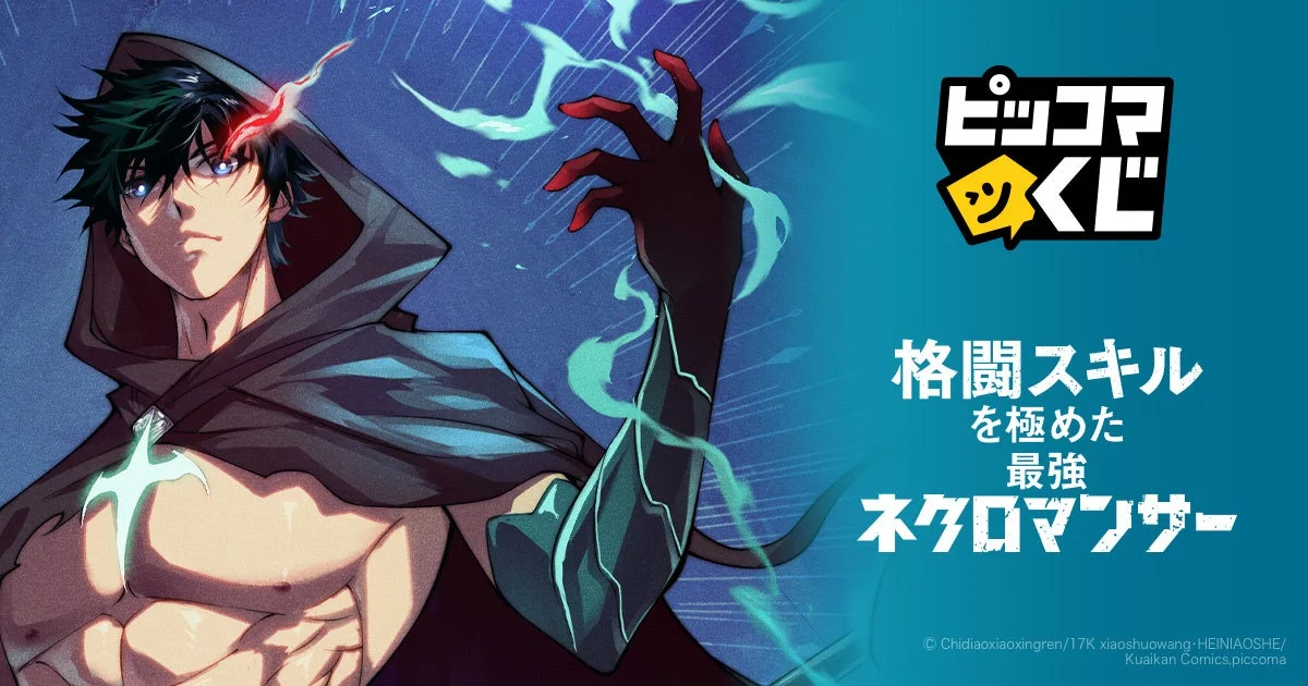 『格闘スキルを極めた最強ネクロマンサー』のキービジュアル