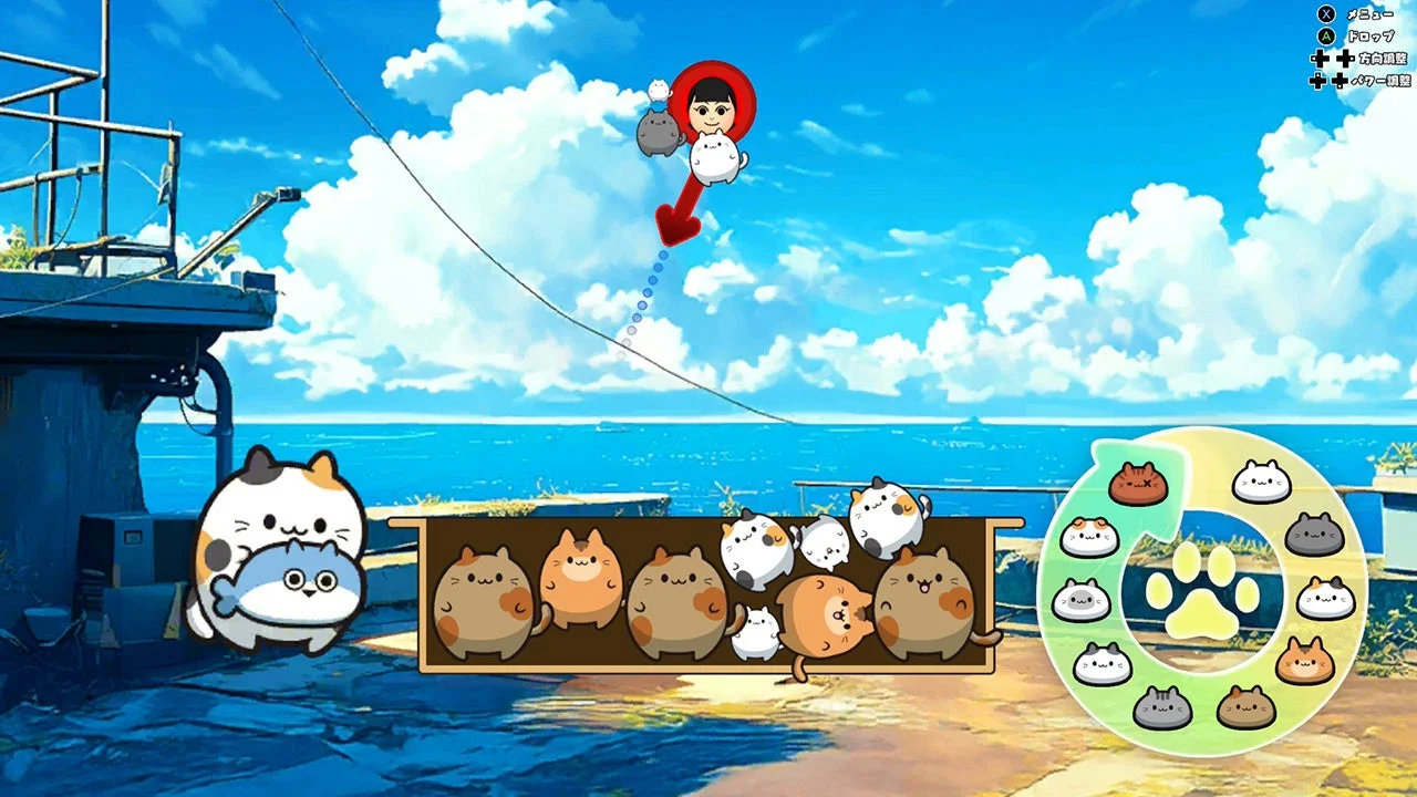 ローテぷにゃんのプレイ画面