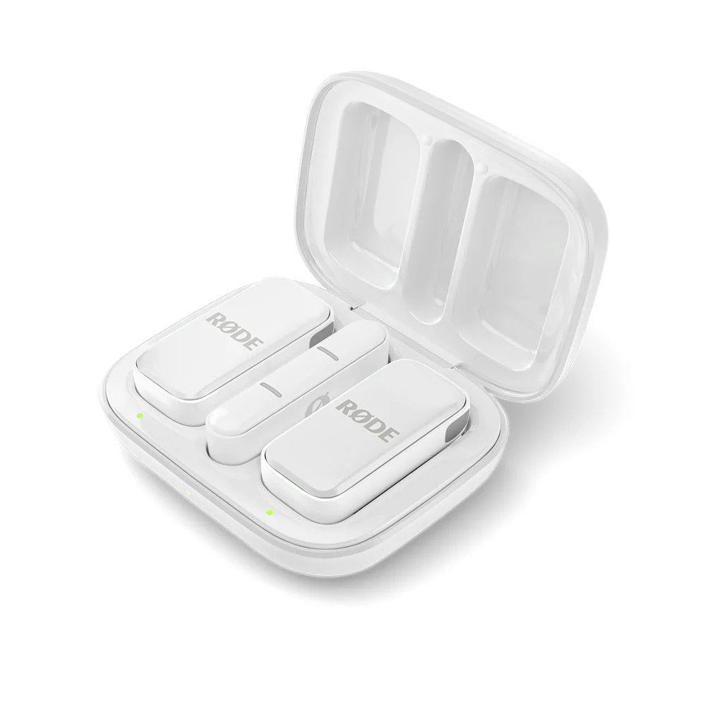 RØDE ワイヤレス マイクロの充電ケース付き製品写真