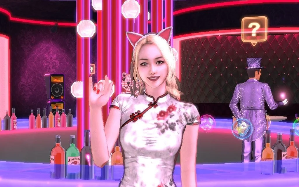 Club M Starのアバター交流シーン