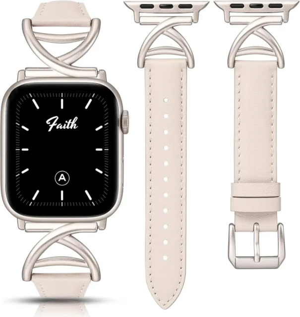 Apple Watchとクロスモチーフのレザーバンド291