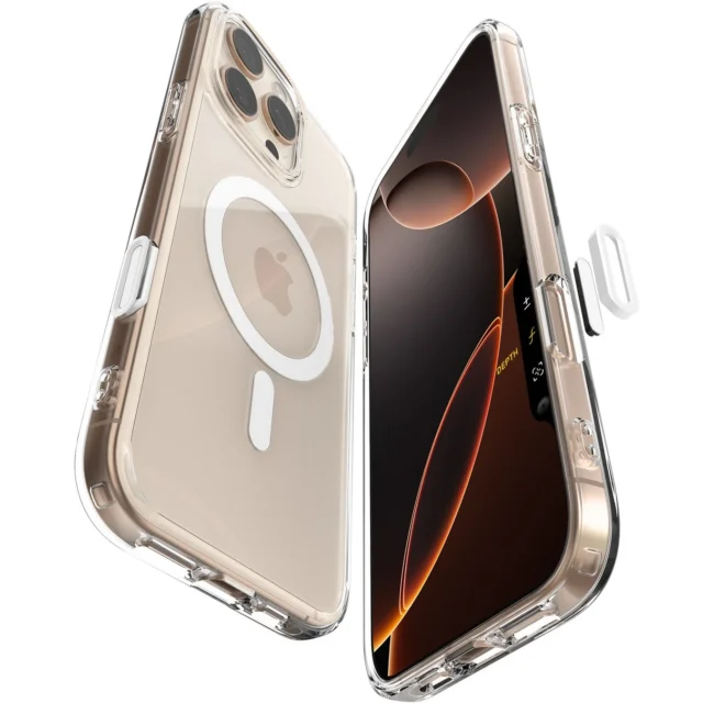 『ウルトラ・ハイブリッドT・マグフィット』クリアケースを装着したiPhone 16シリーズ