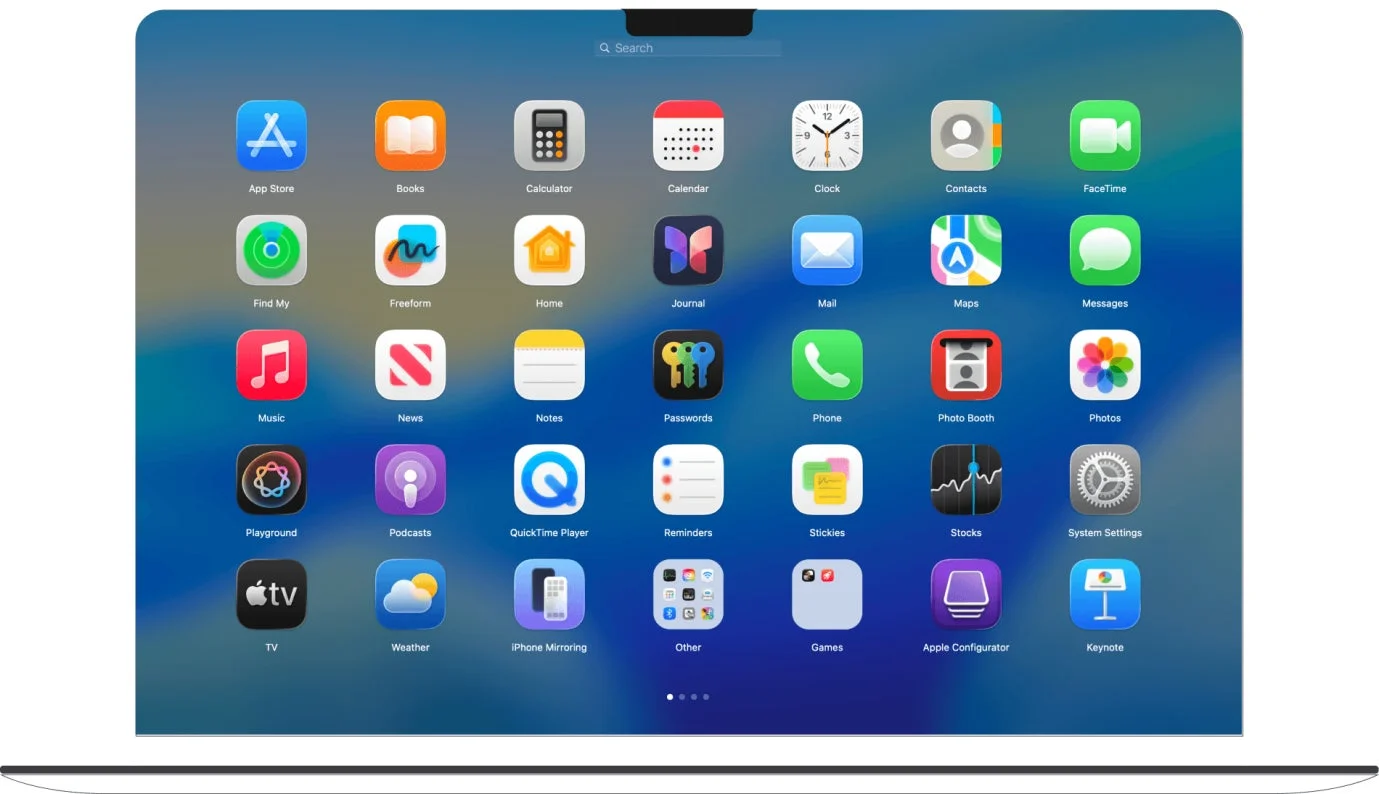 macOS 26 Tahoeで復活したBuhoLaunchpadの画面