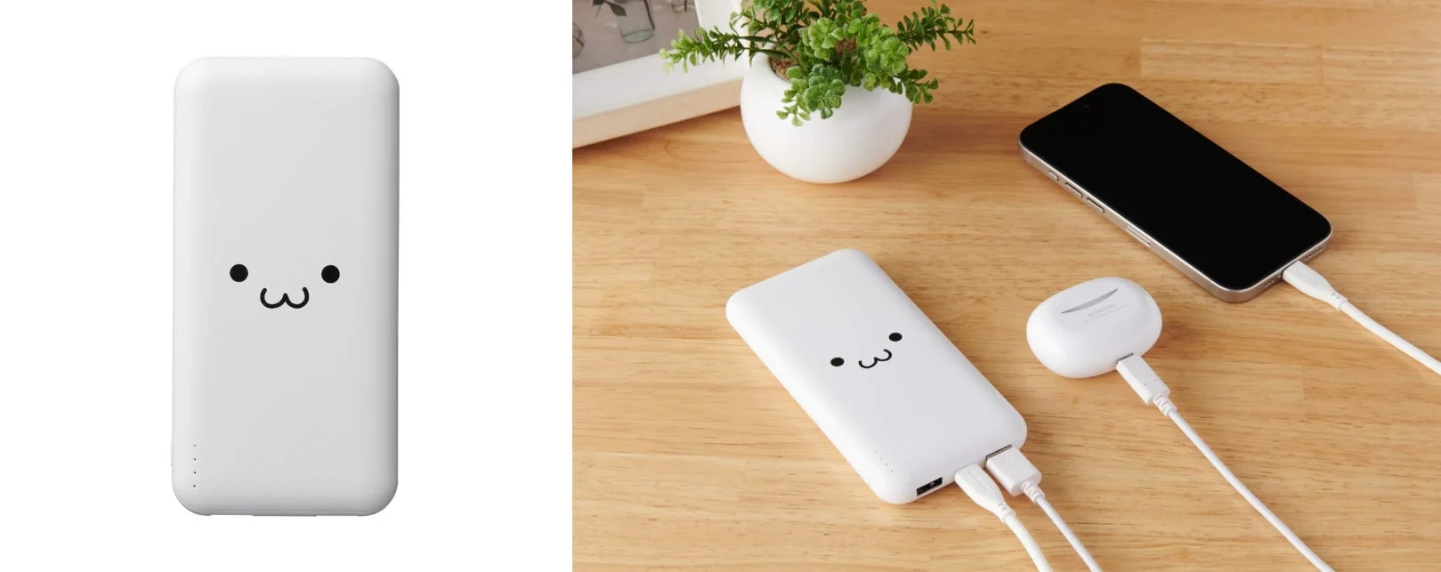 エレコムの薄型コンパクトモバイルバッテリー(10000mAh)と使用シーン