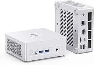 MINISFORUM UM880 PlusのミニPC本体（白）