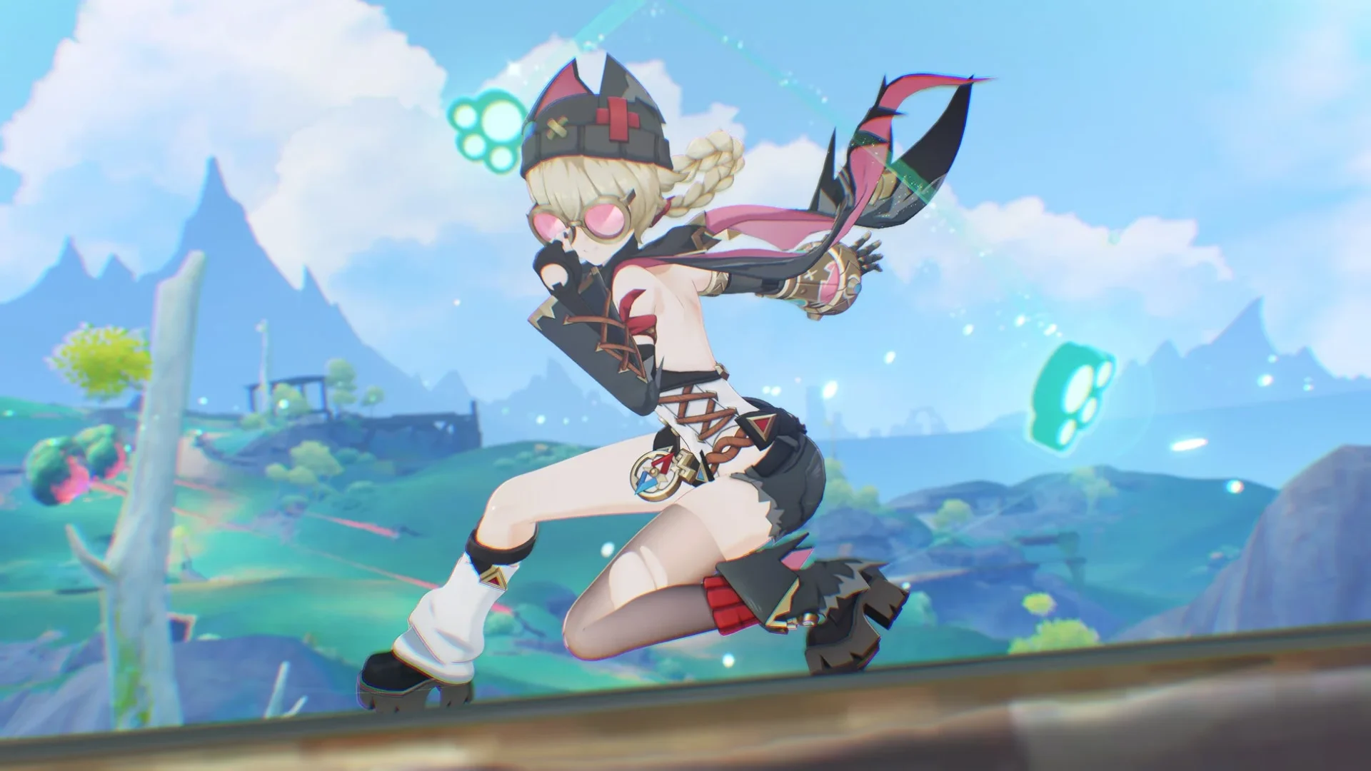 ヤフォダのスキル発動時のゲームプレイ画面