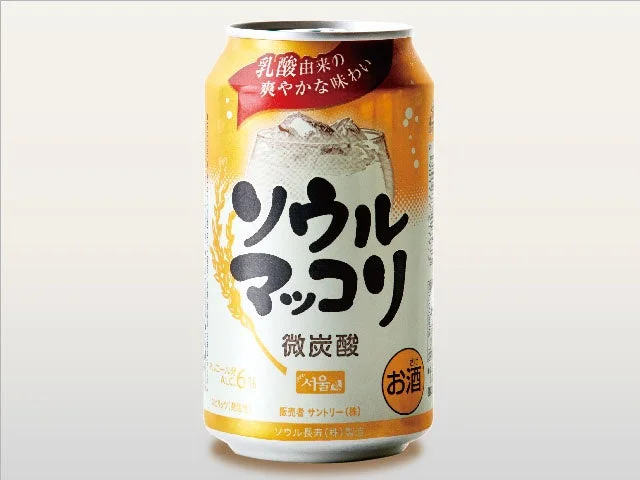 微炭酸で飲みやすい韓国伝統のお酒「ソウルマッコリ」の缶