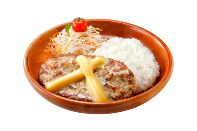 ドンキー満喫セットのチーズハンバーグディッシュ