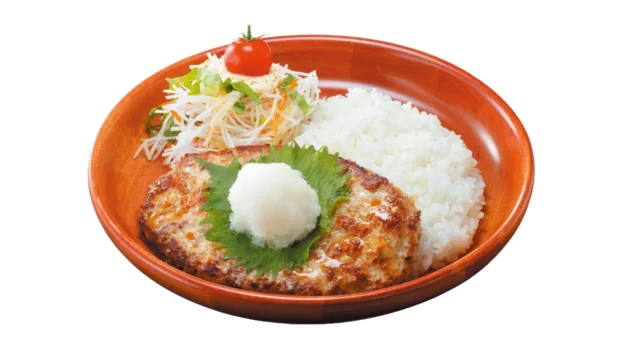 ドンキー満喫セットのおろしそハンバーグディッシュ