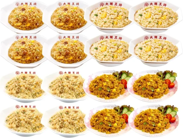 大阪王将 チャーハン四天王セット16袋の4種類のチャーハン