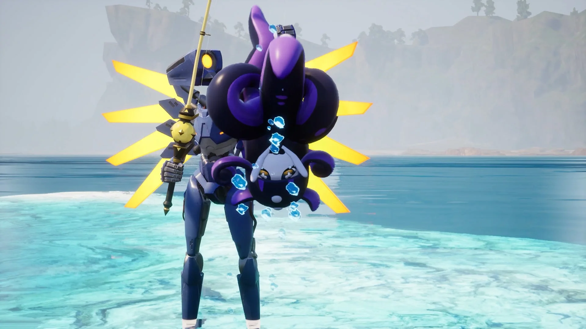 ULTRAKILLコラボスキン「V2」が釣りをするユニークな場面