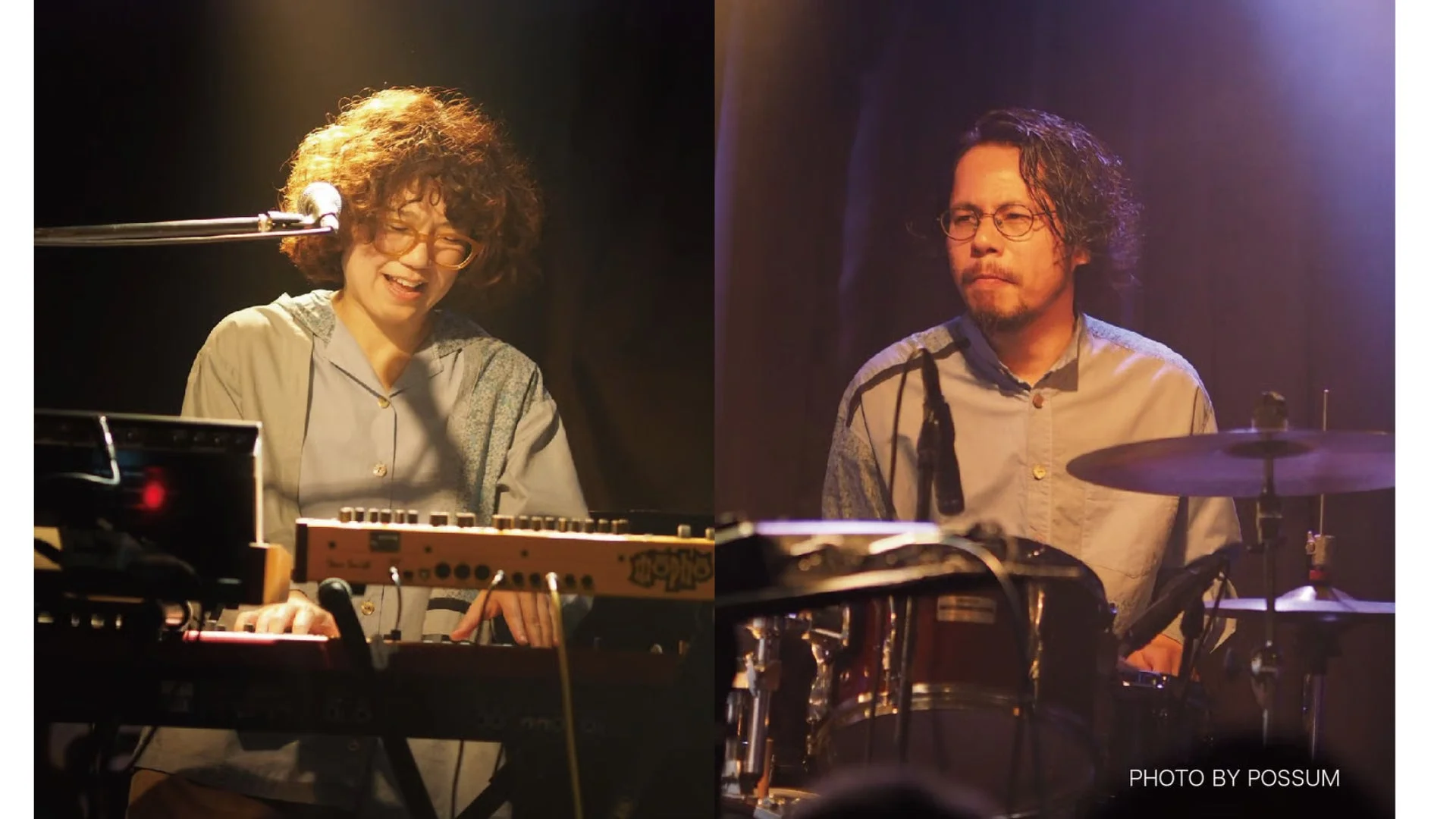 ゲーム楽曲を担当するバンド「パノラマとラボラトリー」のメンバー