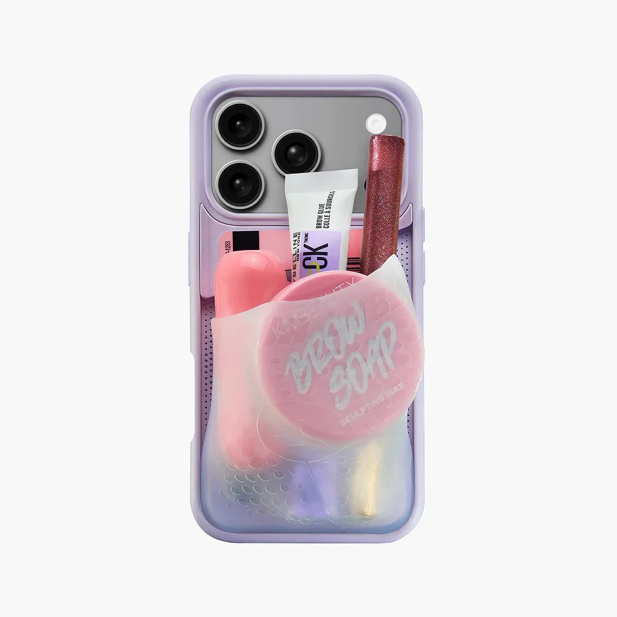Flex Pouch™ Phone Case LAVENDER/CLEAR