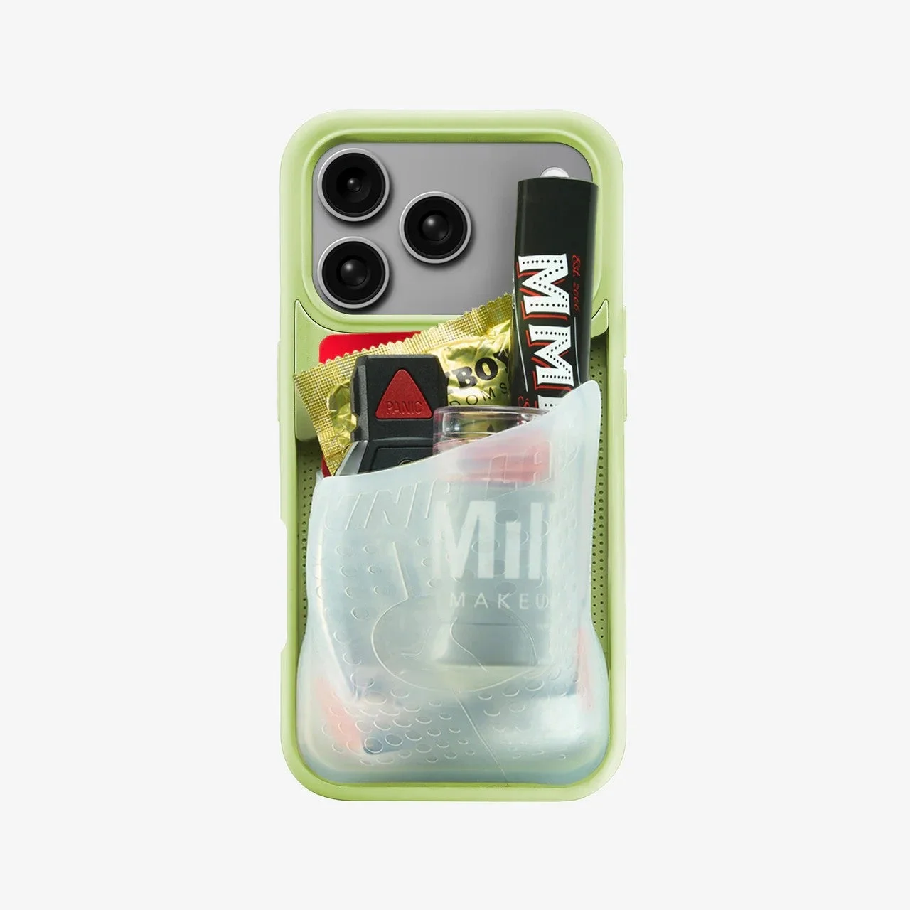 Flex Pouch™ Phone Case MATCHA/CLEAR