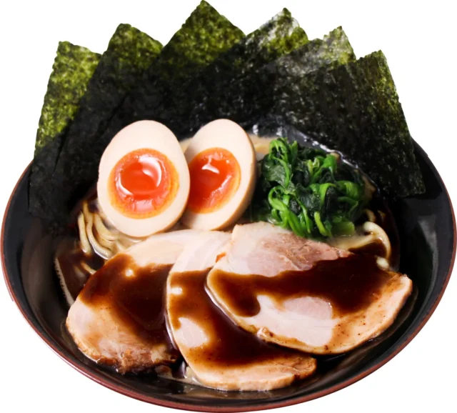 黒マー油トッピングのMAXラーメン