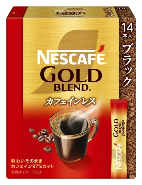 ネスカフェ ゴールドブレンド カフェインレス スティック ブラック 14P パッケージ