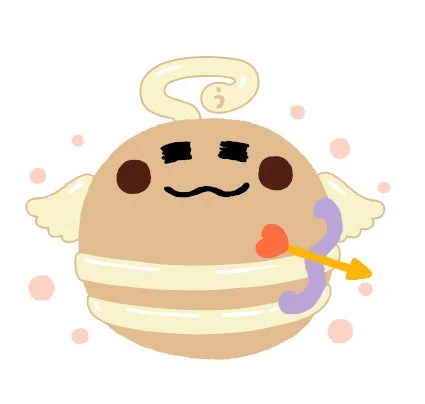 新キャラクター『しあわせみるくもっち』のイラスト