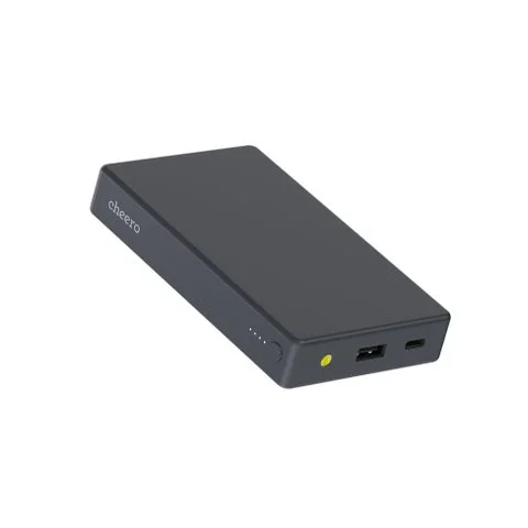 cheero Solido 10000mAh（ブラック）上面からの外観