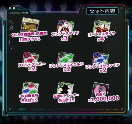 10周年感謝セット販売の内容一覧