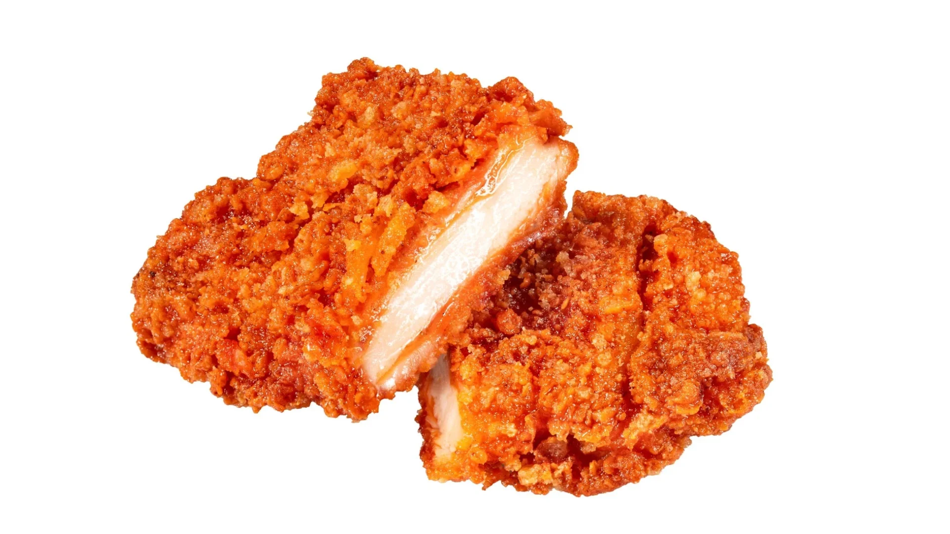 旨みと辛みがやみつきになる「じゅわっとチキン レッド」のフライドチキン。