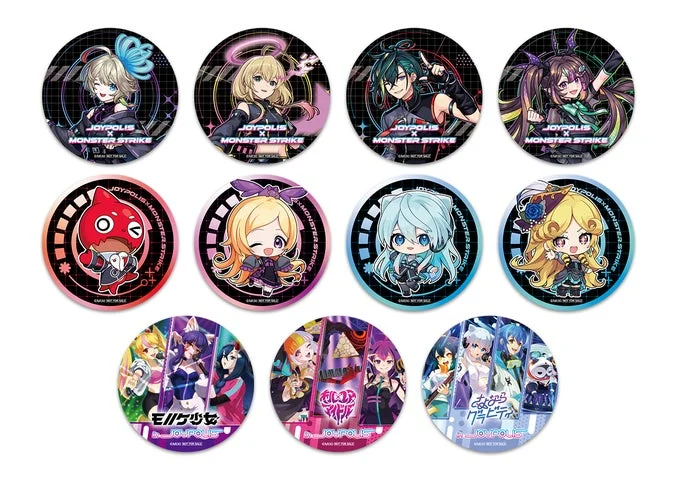 コラボカフェのトレーディングコースター全11種のデザイン